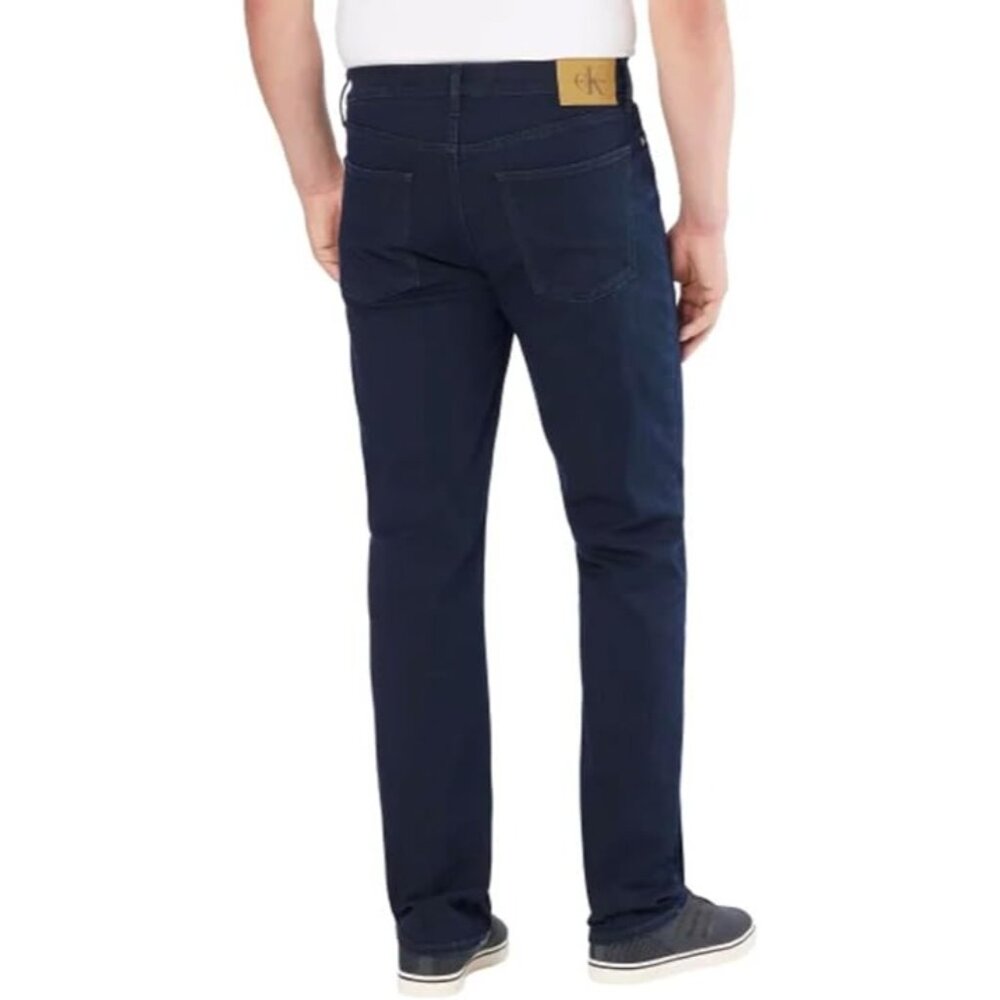 Calvin Klein NWT Men's Classic 5-Pocket Stretch Straight Fit W38xL29 Denim Jean - Picture 3 of 16